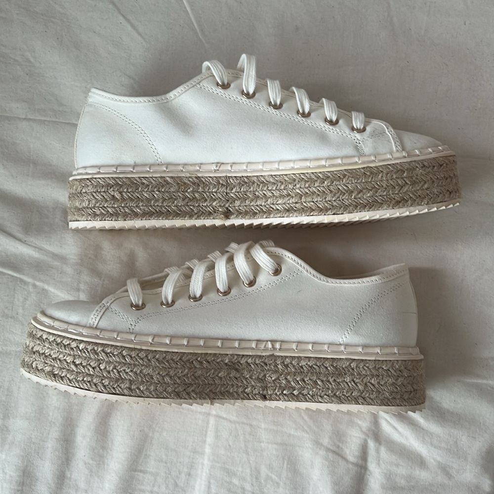 H&M white ESPADRILLES